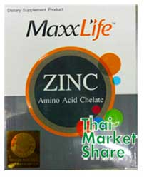 รูปภาพของ MaxxLife Zinc Amino Acid Chelate 30cap 